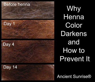 Ancient Sunrise Henna Color Chart